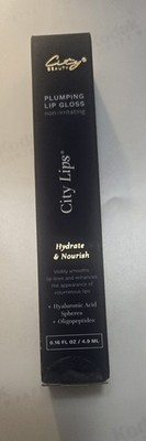 City Beauty City Lip Plumping Lip Gloss Clear Hydrate & Nourish 0.16oz New