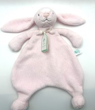 JELLYCAT Baby Bashful Pink Bunny Comforter NEW w/tag Cuddle Blanket Soft