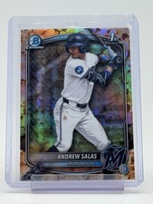 ANDREW SALAS 2025 BOWMAN CHROME POPCORN SSP 1ST ROOKIE #BCP-156 Q6642