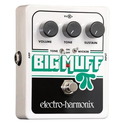 Electro-Harmonix Big Muff Pi with Tone Wicker Fuzz Pedal From Japan