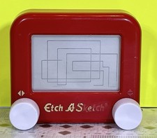 Etch A Sketch Mini Pocket 2016 by Spin Master Nice Used Works Great
