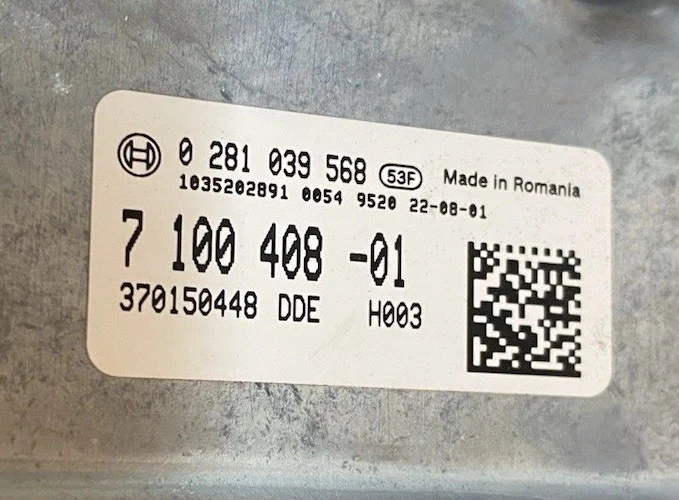 0281039568 CENTRALINA MOTORE BMW X3 G01 X4 G02 X5 G05 ECU 7100408 2.0d BITURBO - Immagine 2 di 4