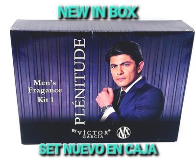 PLENITUDE BY VICTOR GARCIA MEN'S FRAGANCE KIT NUEVO MARLEN LAMUR SET IMPORTADO. 
