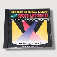 Sound Choice CDG Karaoke Spotlight Series Country Hits Volume 5