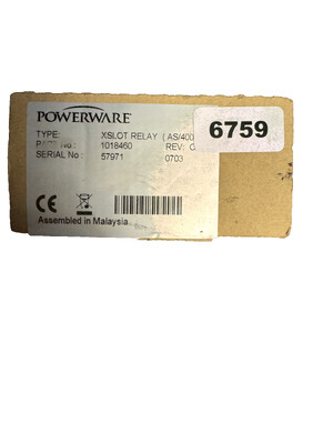 Powerware 1018460 XSLOT Relay Interface Adapter