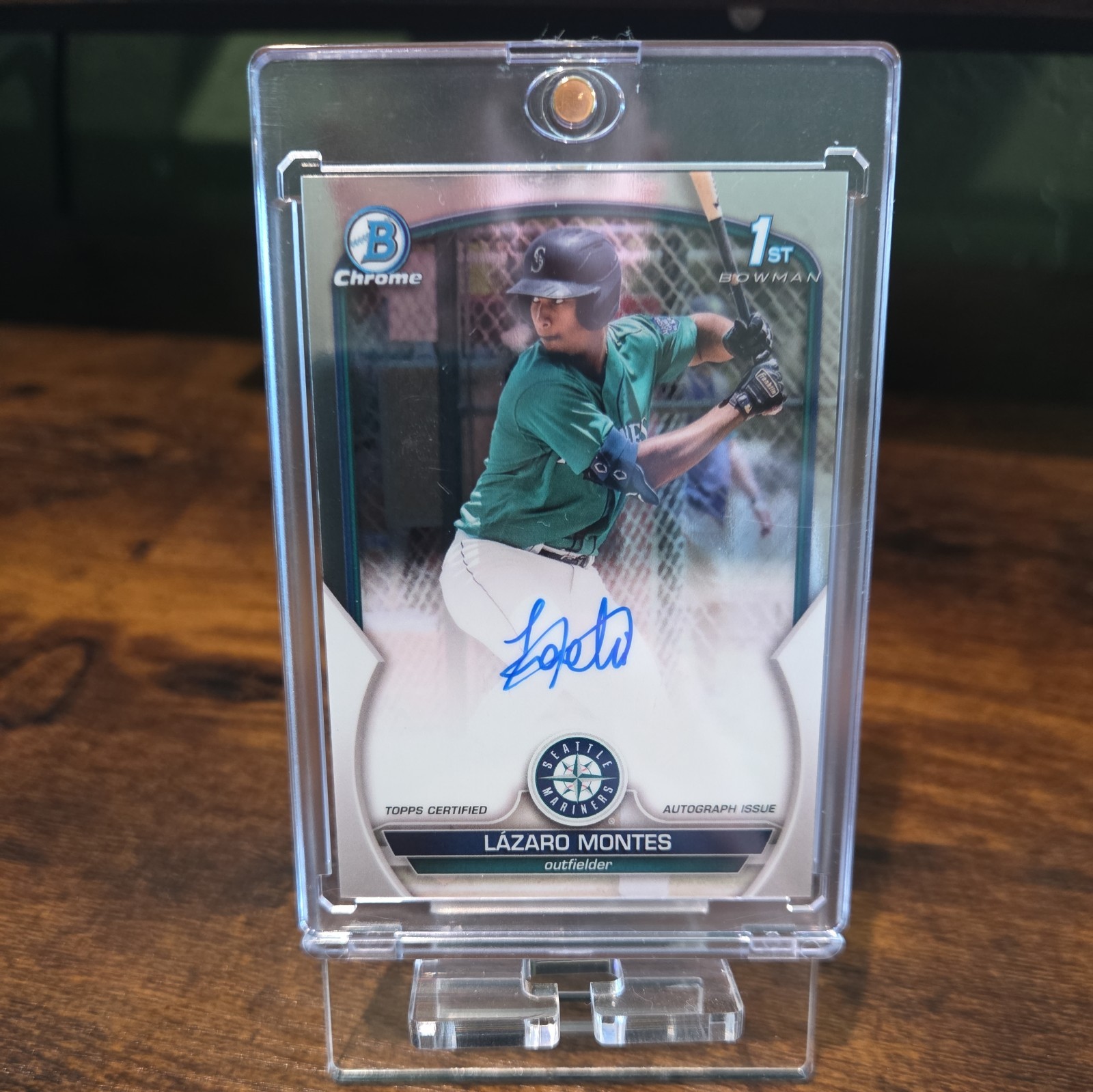 Lazaro Montes 2023 Bowman #CPA-LM Chrome Prospect Auto (1st) Price