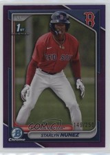 2024 Bowman Chrome Prospects Purple Refractor /250 Starlyn Nunez #BCP-207 1i72