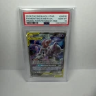 2019 Pokemon SM BSP Power Partnership Tins #SM191 FA Mewtwo & Mew GX PSA 10