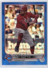 2022 Topps Chrome Logofractor Edition Blue Refractor 145/150 Joey Votto #59 0y0n