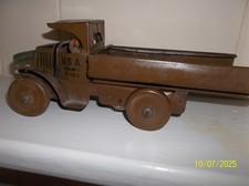 MARX TIN ARMY TRUCK 10 INCHS LOG