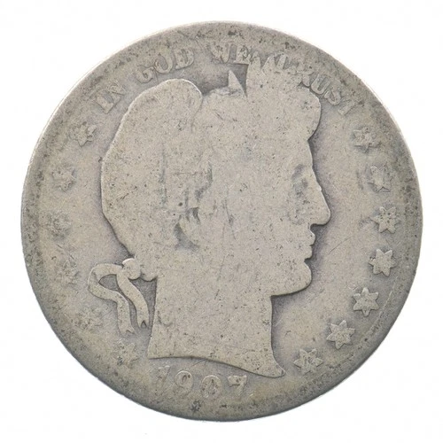 1907-D Barber Half Dollar Estate Coin Collection *550