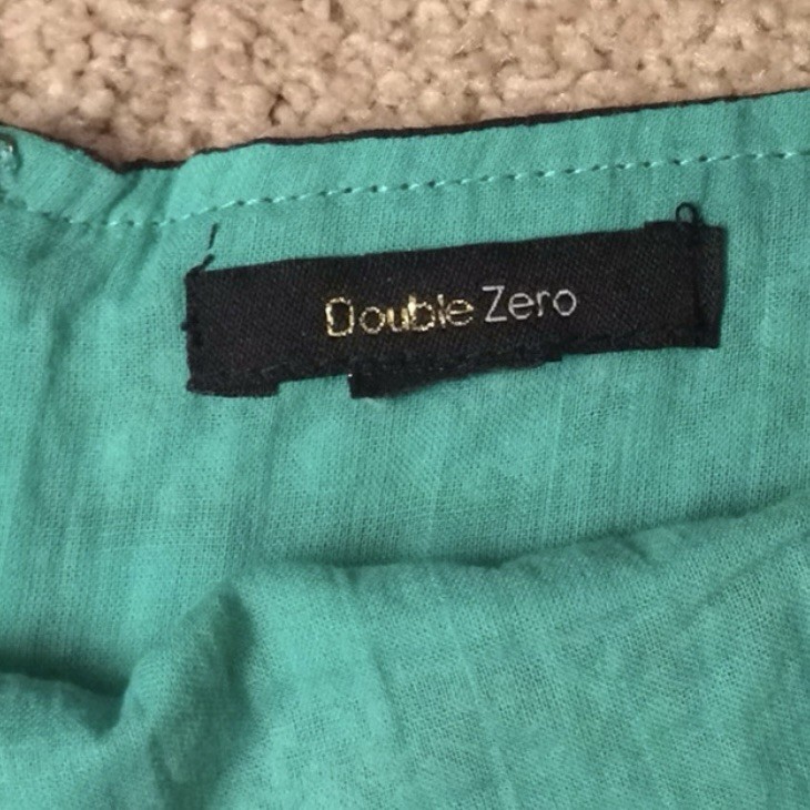 Double Zero size medium teal lightweight dress wi… - image 6