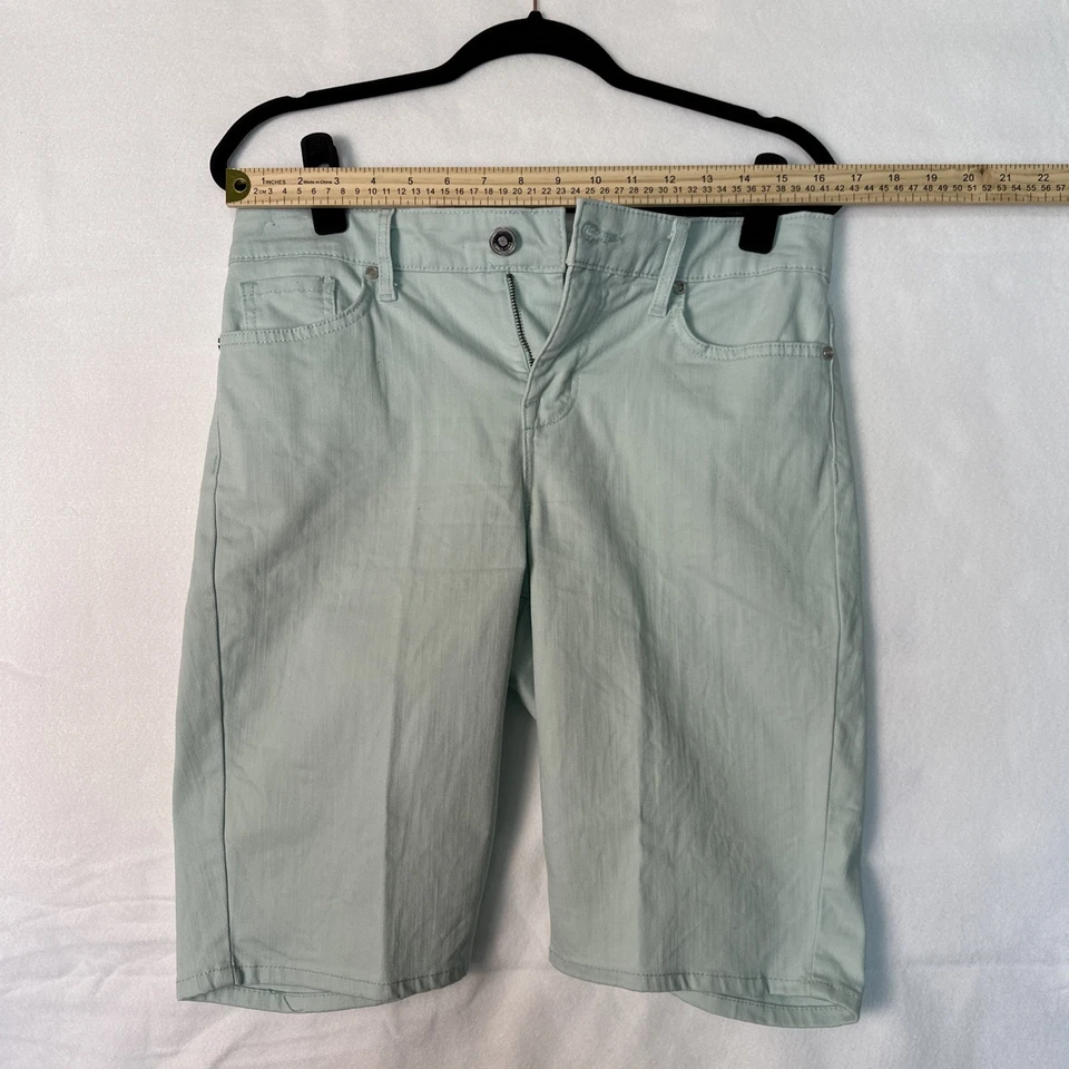 Code Bleu Womens Shorts Size 6 Aqua 5 pocket - Image 2 of 4