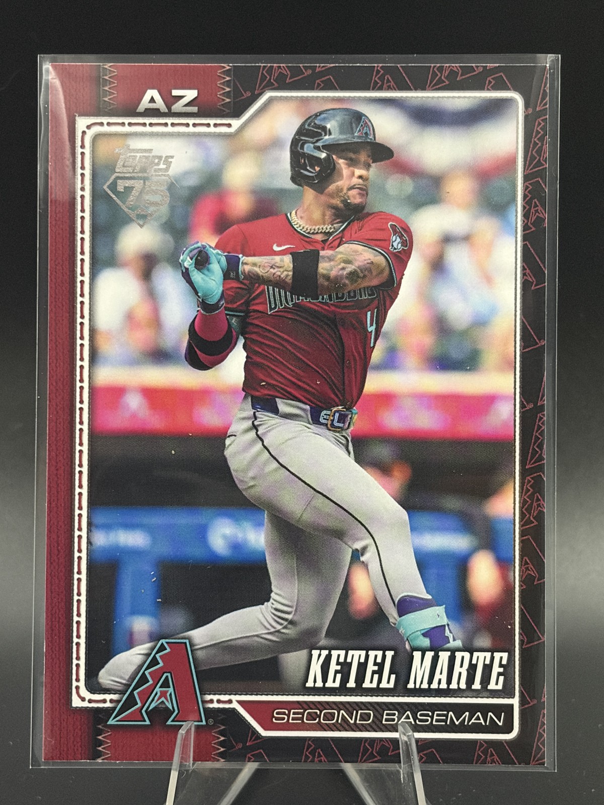 #459 Ketel Marte 2026 Topps Team Color Border Diamondbacks SP (1110 Print Run)