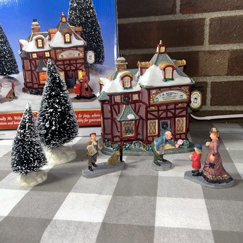 Vintage 7 Teile Lemax J.P. Wellman Apothecary & Herbalist Weihnachtsdorf 2002 - Bild 1 von 10