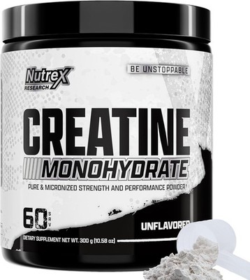 Nutrex Research Creatine Monohydrate Powder Unflavored Micronized Creatine