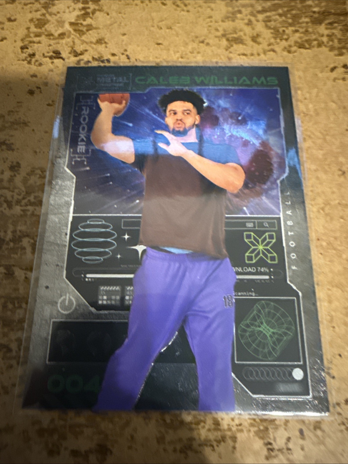 2023 SkyBox Metal Universe Champions #004 Caleb Williams NMMT RC Card