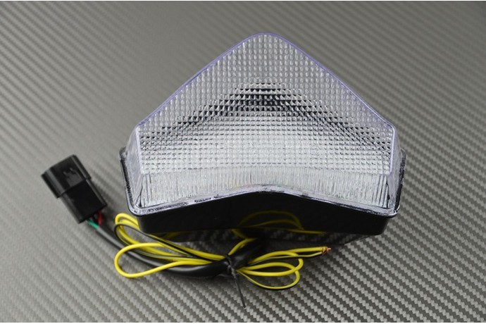 Feu arrière LED clignotants Triumph Sprint ST 1050 transparent 2005-2015