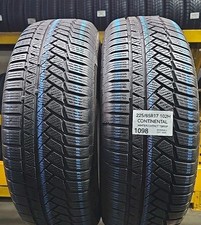 2x GEBRAUCHT WINTERREIFEN 225/65R17 102H CONTINENTAL WINTERCONTACT TS850P SUV