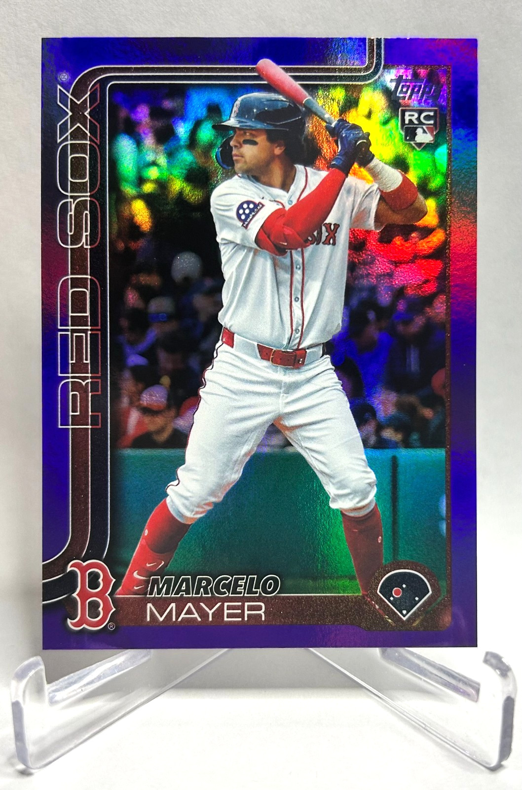 2025 Topps Update Purple Foil /250 MARCELO MAYER Boston Red Sox US105