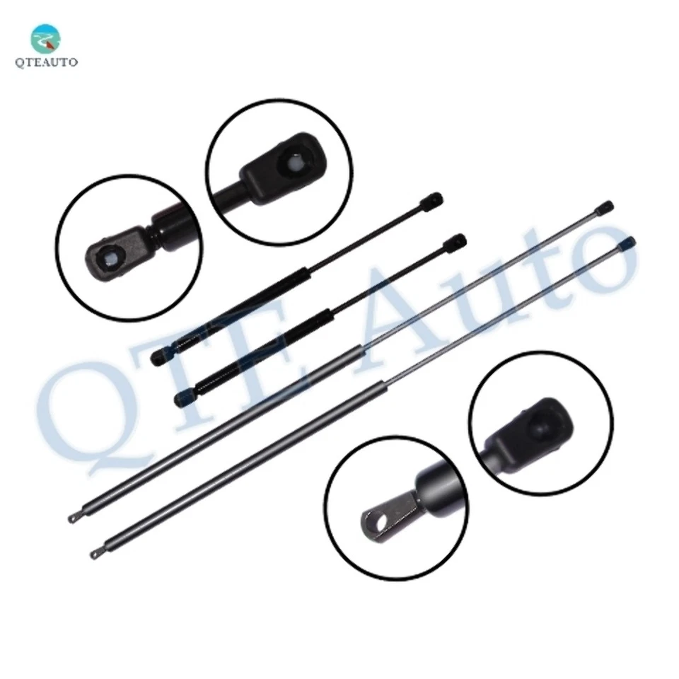 Juego de 4 soportes de elevación de tapa de maletero delantero-trasero para Audi A6 Quattro Sedán 1995-1997 Foto 2 de 4