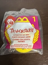 1998 Tamagotchi McDonalds Happy Meal Toy Keychain #1 NIP