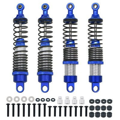 4Pcs Full Metal 90mm Rc Shocks For 1-10 RC Car HSP RGT Himoto Redcat Shocks A...