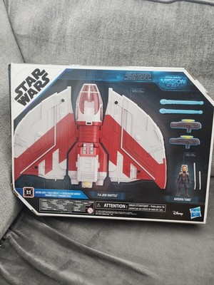 Star Wars Mission Fleet T-6 Jedi Shuttle 12''x8'' Ahsoka Tano 2.4''×1.2'' Figure NIB