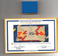 2024 NBA All-Star Game Court Floor Piece full paint "Super Rare" w/ NBALAB COA
