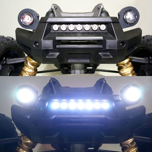 LED Front Bumper Light Bar Lamp For 1/5 Traxxas X-MAXX XMAXX RC Upgraded Parts - Picture 14 of 17