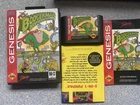 Vtg Sega Genesis Boogerman Video Game Cartridge Instructions Poster Hangtag