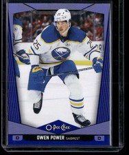 2024-25 O-Pee-Chee #445 Owen Power Blue Border