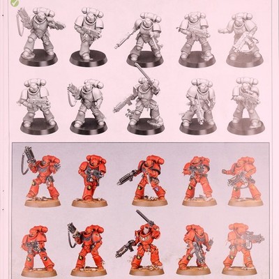 Armageddon Space Marines Intercessor Einzelfiguren Warhammer 40.000