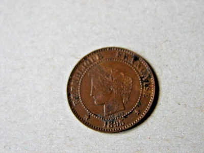 FRANCE. 2 CENTIMES CERES 1895.A. PARIS. - Photo 1/2