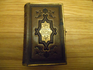 VINTAGE CHURCH SERVICES PRAYER BOOK BROWN COLOUR