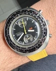 VINTAGE May 1972 SEIKO CHRONOGRAPH CALCULATOR 6138 - 7000 SLIDE RULE 43.5mm