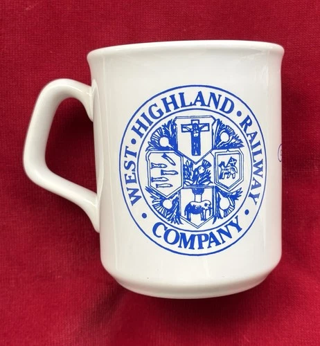 West Highland Railway Company Crianlarich Station White Ceramic Mug