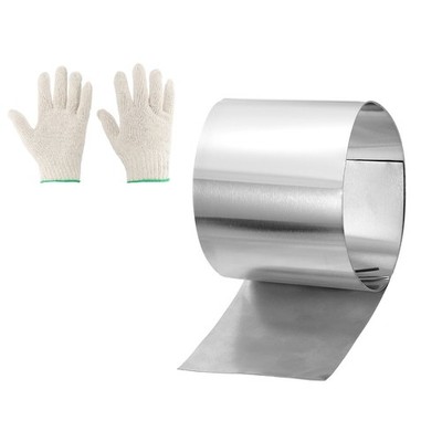 Aluminum Flashing Roll, 3.9'' x 3.28ft Aluminum Flashing Roofing Panels 0.5mm