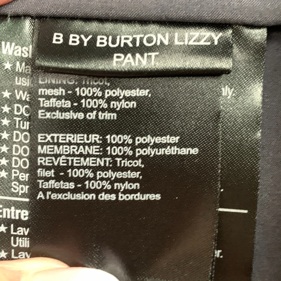 Pantalones de snowboard Burton Lizzy para mujer XL tostado/marrón serpiente pitón paseo seco esquí nieve Foto 4 de 4