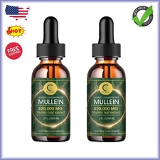 1/2/3xConcentrated Mullein Drops Powerful Lung Cleanse Respiratory Herbal Drop