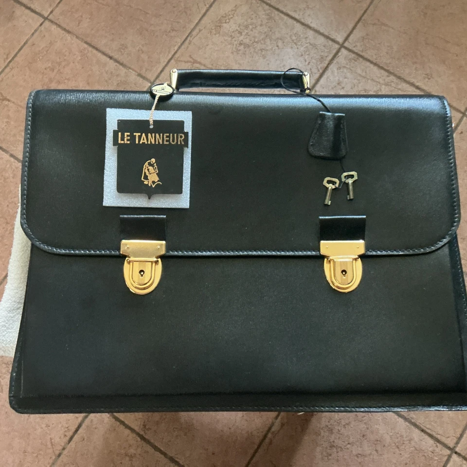 Porte Documents Cartable A3 Tout Cuir Le tanneur Neuf Spécial Rentrée  - Photo 1/4