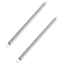 2PCS 0.8x8x300mm Stainless Steel Extension Springs, Dual Hook, Tension, DIY