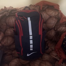 Nike Hoops Elite Pro Backpack Blue Adjustable Swoosh Athletic Gym Basketball