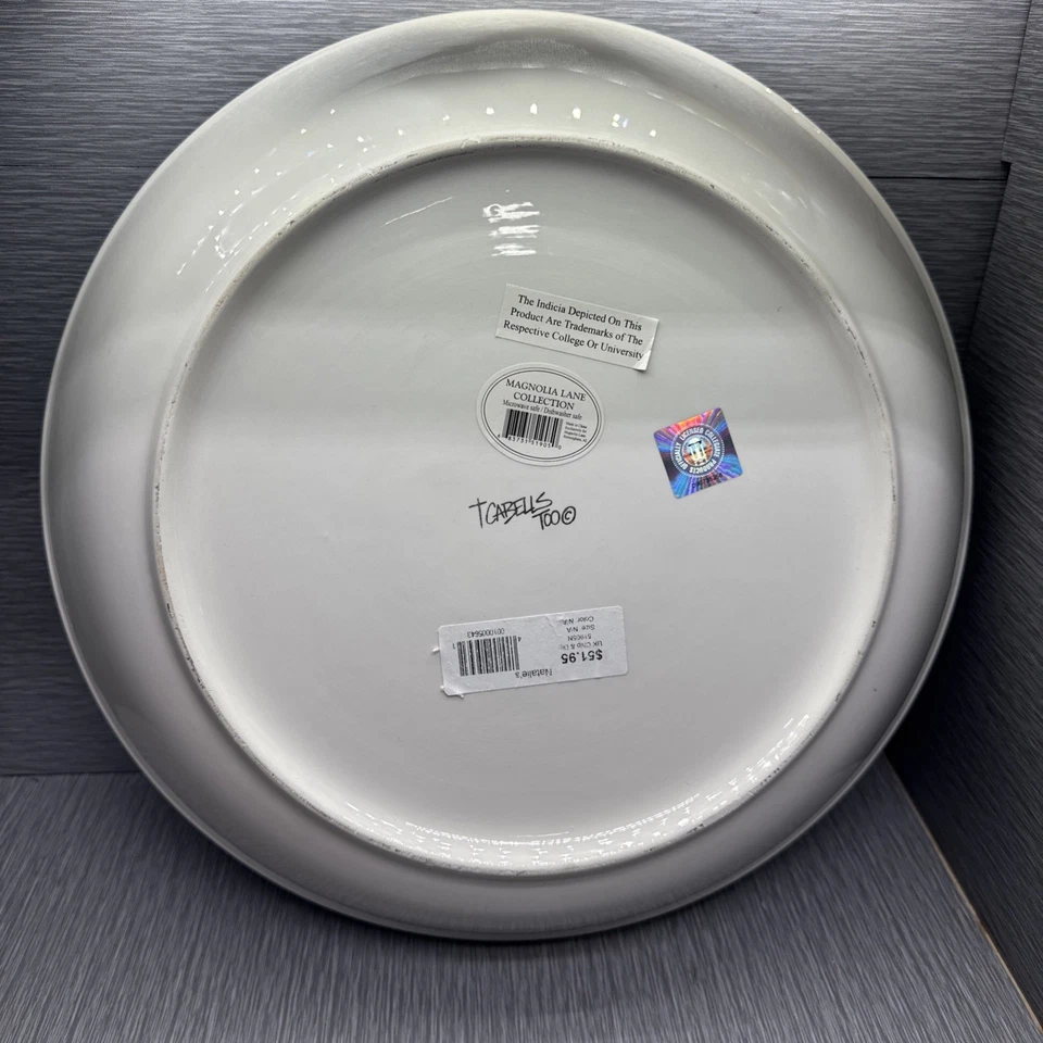 Kentucky Wildcats UK Ceramic Serving Platter 13" Blue White NCAA Licensed - Image 4 of 4