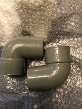 PVC Wastepipe 90� Male x Female  Bend �50mm(�56mm) Solvent Weld x 2