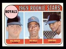 1969 Topps Baseball #619 Royals Rookies EX/MT *e1