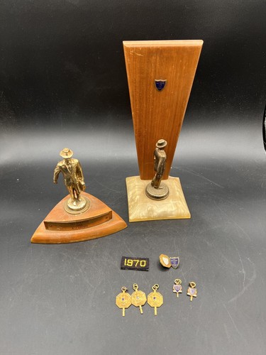 The National Life & Accident Insurance Co Vintage Spilla Bavero Ciondolo Premio Anni 50