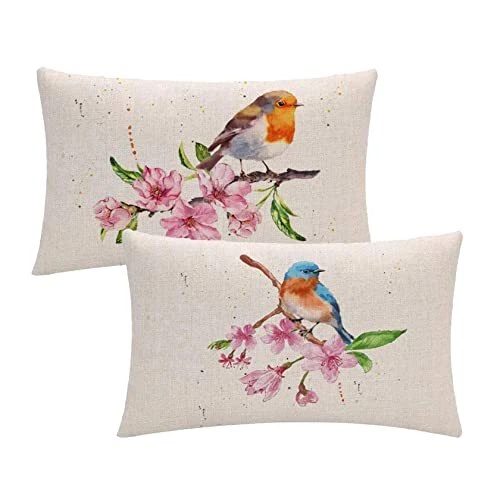 Watercolor pillow covers cheap