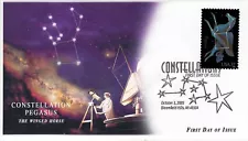A0-3948-3, 2005, Constellations, FDC, Pictorial Postmark, SC 3948, Add on Cachet