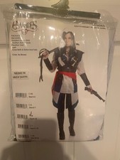 Nuevo Disfraz de Pirata Niña Adulto Talla Mediana 8-10 Assassin’s Creed